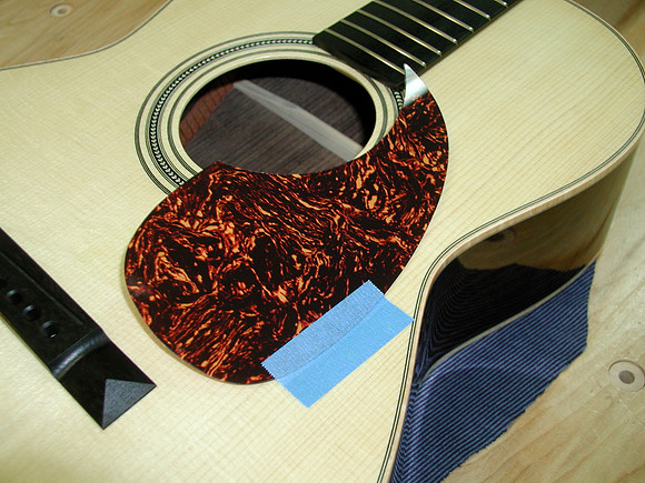 Installing Pickguard with Tape Hinge