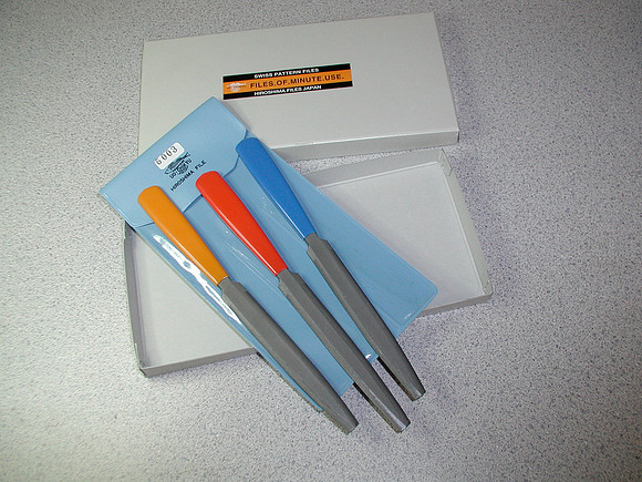 Nut Slotting Files from Allied Lutherie ("Files of Minute Use")