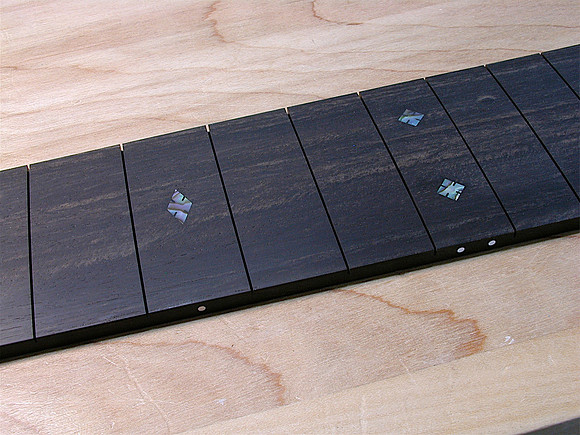 Fret Markers Sanded Flush