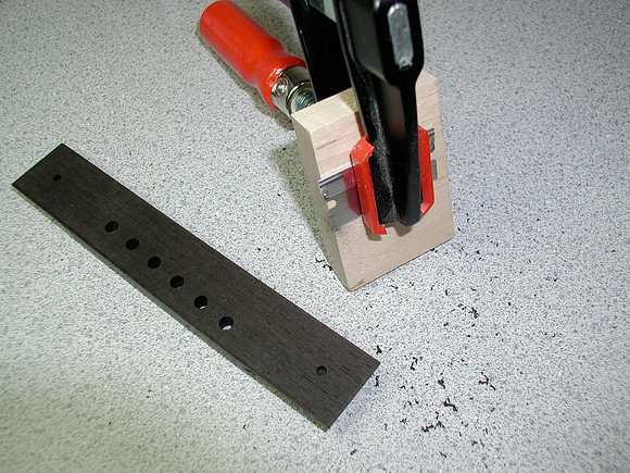 Scraping Slight Rabbet around Bridge