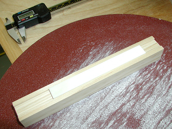 Sanding Saddle to Thickness